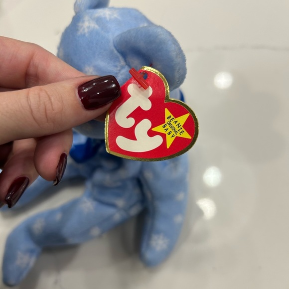 Rare Beanie Babie 1999 Holiday Bear with tag errors - Picture 4 of 5